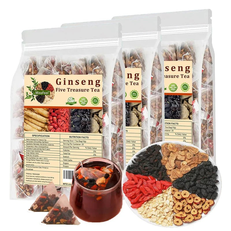 Ginseng Five Treasure Tea Original